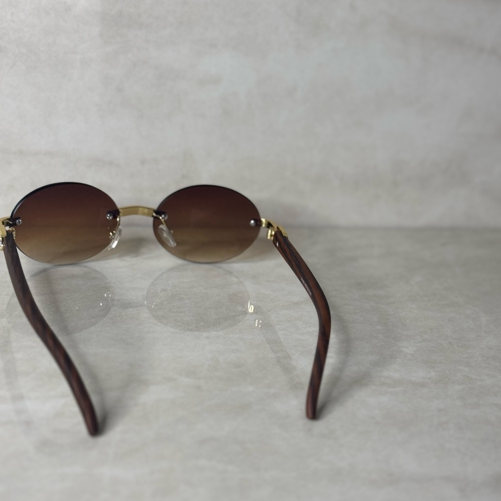 Bundle Deal. Brown Rectangular And Oval Sunglasses - image 6